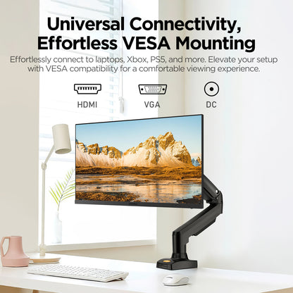 27" Computer Monitor with Speaker, 1080P FHD 75 Hz, Eye Care Tilt Adjustable, Black, 27N1A