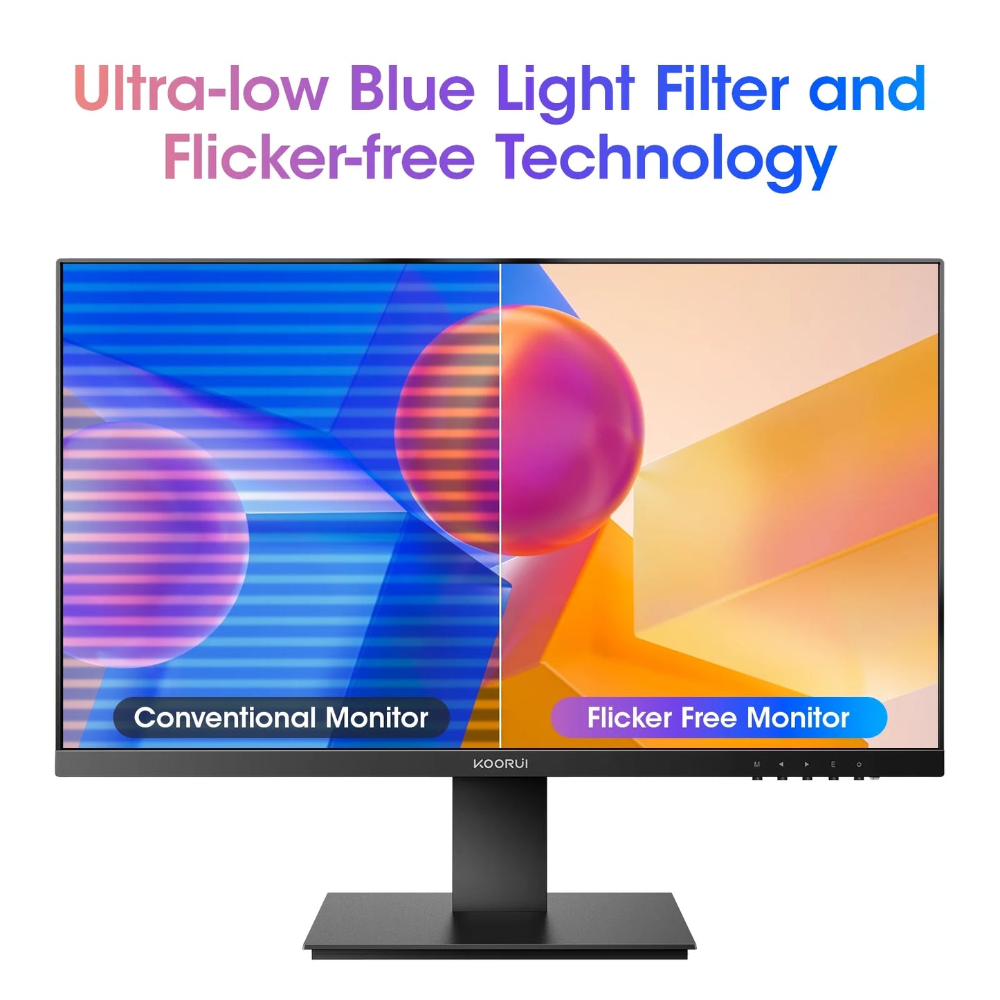 27" Computer Monitor with Speaker, 1080P FHD 75 Hz, Eye Care Tilt Adjustable, Black, 27N1A